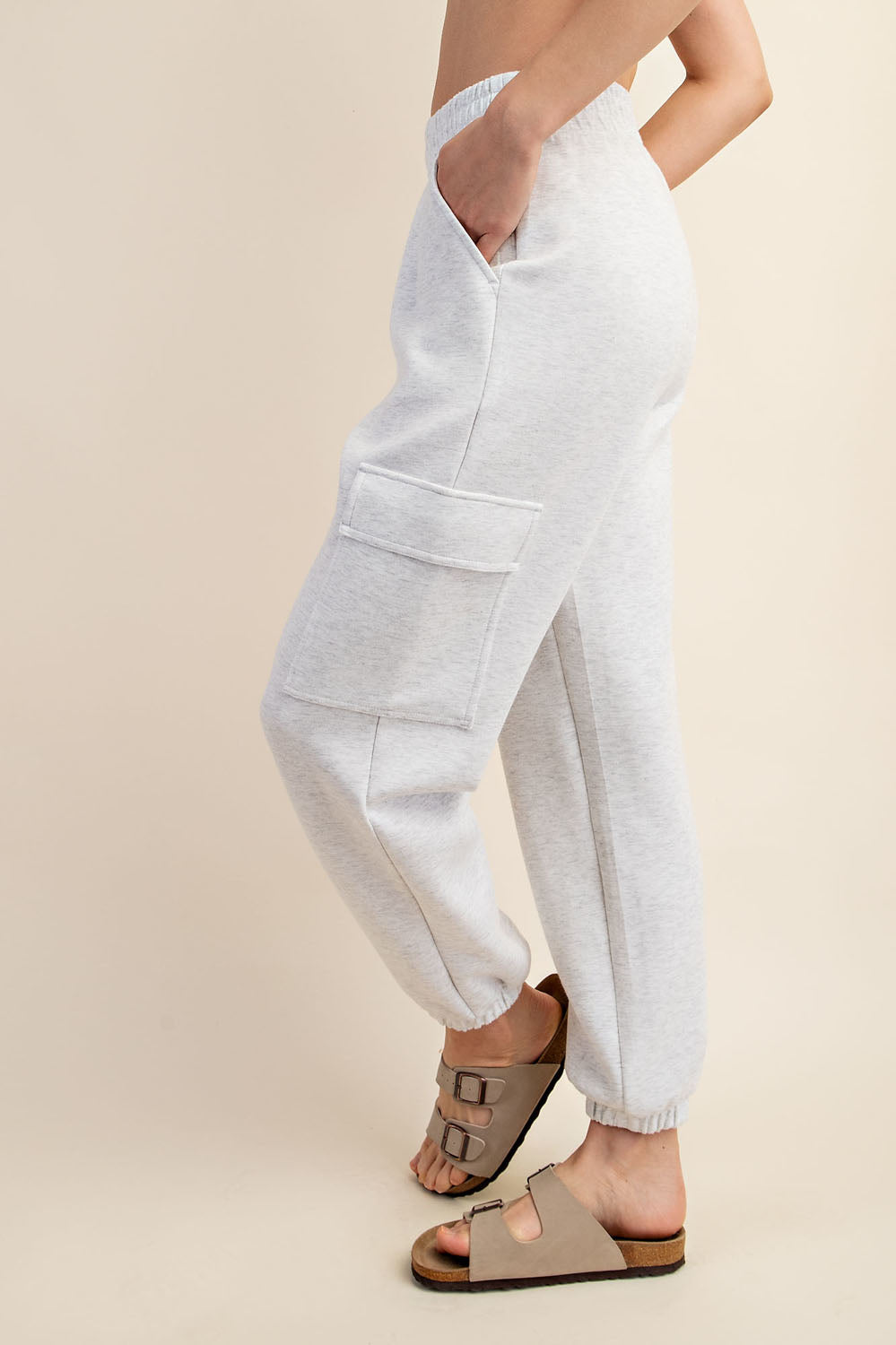 Grey Day Cargo Joggers