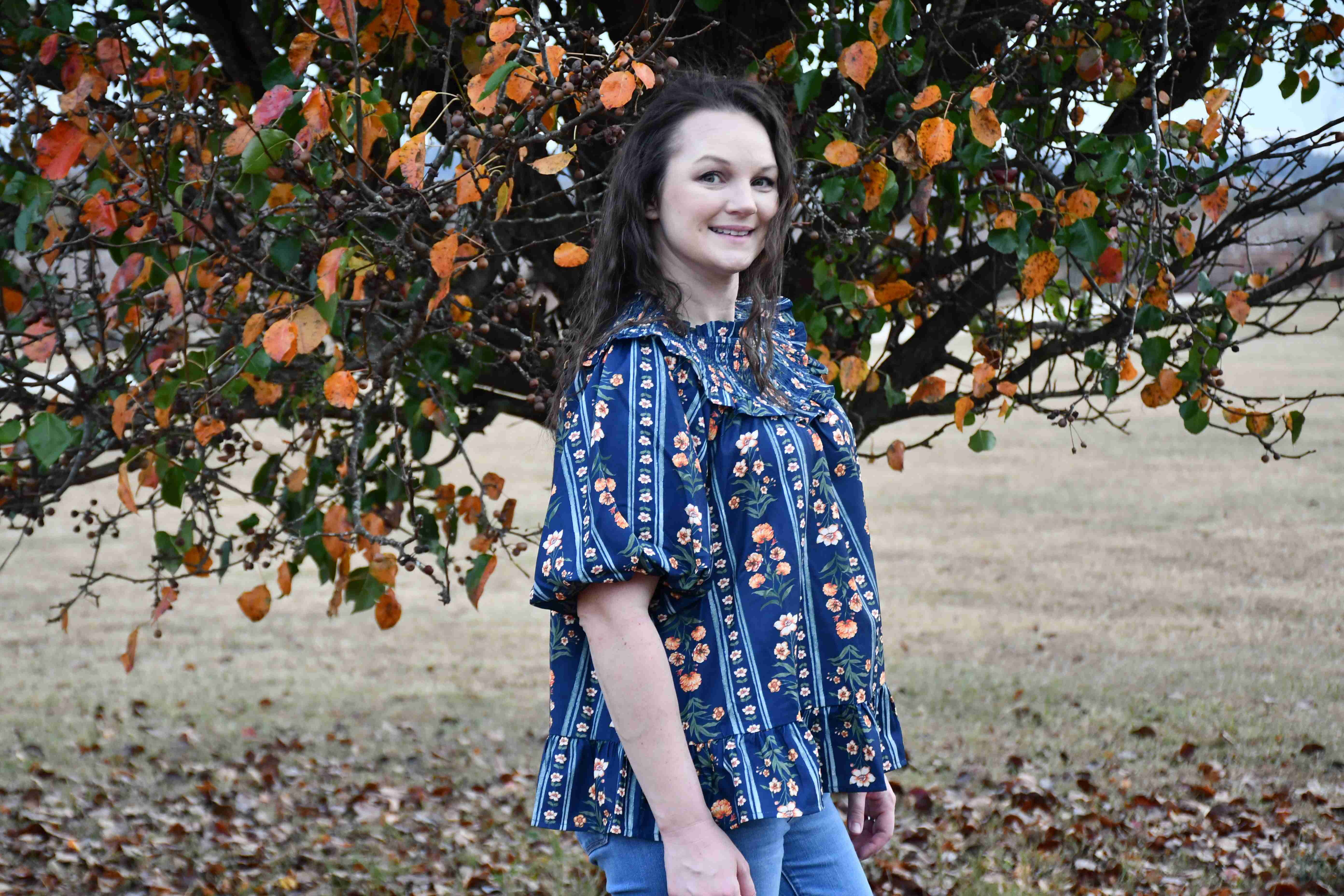 Blossom Breeze Ruffle Top