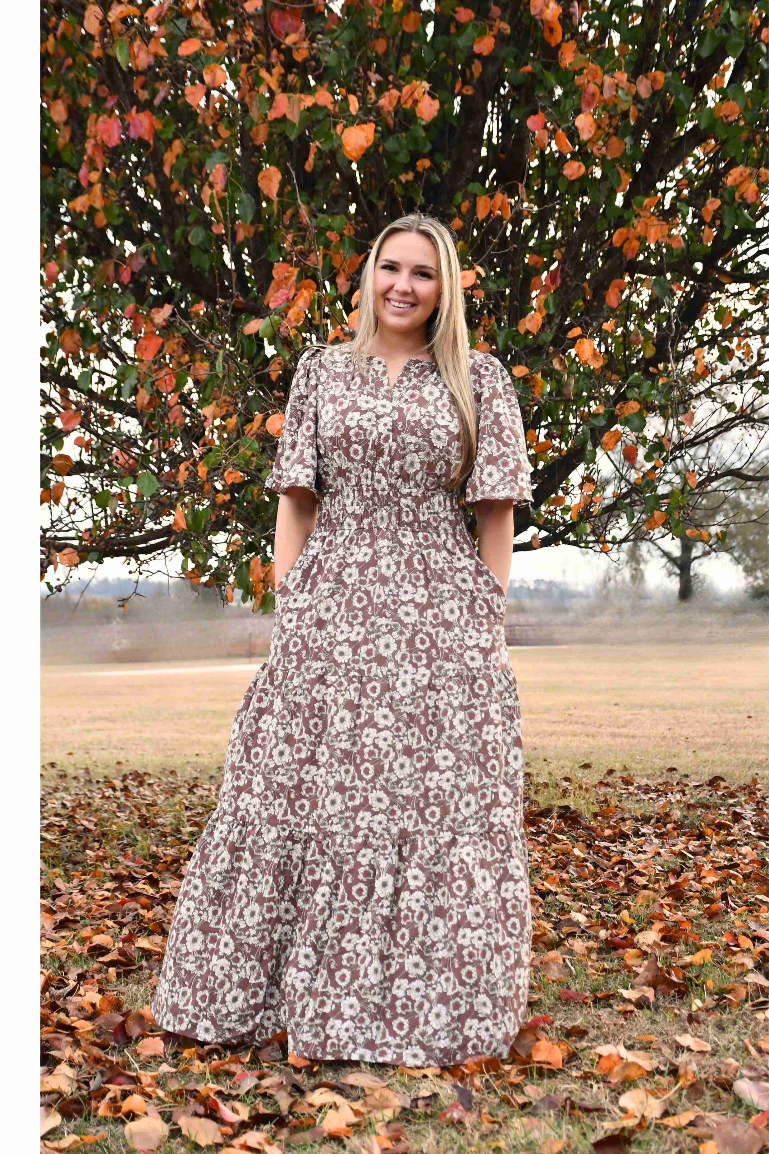 Autumn Petals Maxi